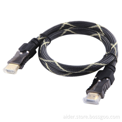 High Speed HDMI Cable With Ethernet Metal Case and Gold Plated Connectors